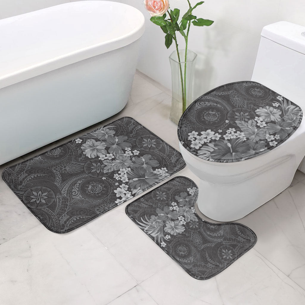 Pauli Hawai'i Hibiscus Bathroom Set Polynesian Tribal Tattoo Pattern Floral Elements LT9 - Polynesian Pride
