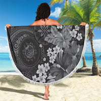 Pauli Hawai'i Hibiscus Beach Blanket Polynesian Tribal Tattoo Pattern Floral Elements LT9 - Polynesian Pride