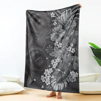Pauli Hawai'i Hibiscus Blanket Polynesian Tribal Tattoo Pattern Floral Elements LT9 - Polynesian Pride