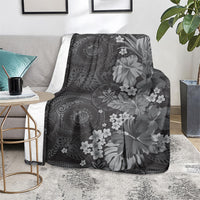 Pauli Hawai'i Hibiscus Blanket Polynesian Tribal Tattoo Pattern Floral Elements LT9 - Polynesian Pride