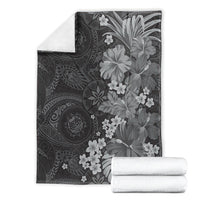 Pauli Hawai'i Hibiscus Blanket Polynesian Tribal Tattoo Pattern Floral Elements LT9 - Polynesian Pride
