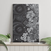 Pauli Hawai'i Hibiscus Canvas Wall Art Polynesian Tribal Tattoo Pattern Floral Elements LT9 - Polynesian Pride