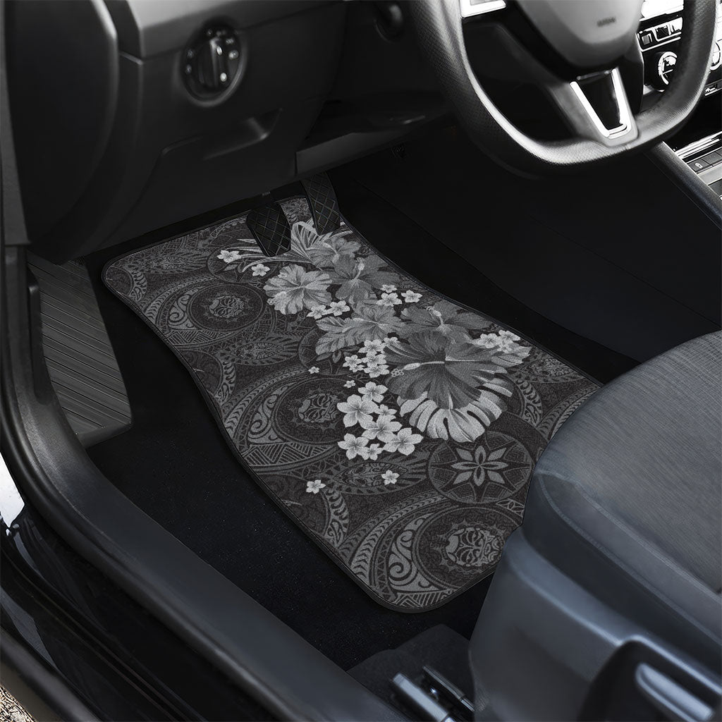 Pauli Hawai'i Hibiscus Car Mats Polynesian Tribal Tattoo Pattern Floral Elements LT9 - Polynesian Pride