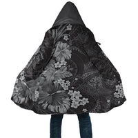 Pauli Hawai'i Hibiscus Cloak Polynesian Tribal Tattoo Pattern Floral Elements LT9 Unisex Soft Black - Polynesian Pride