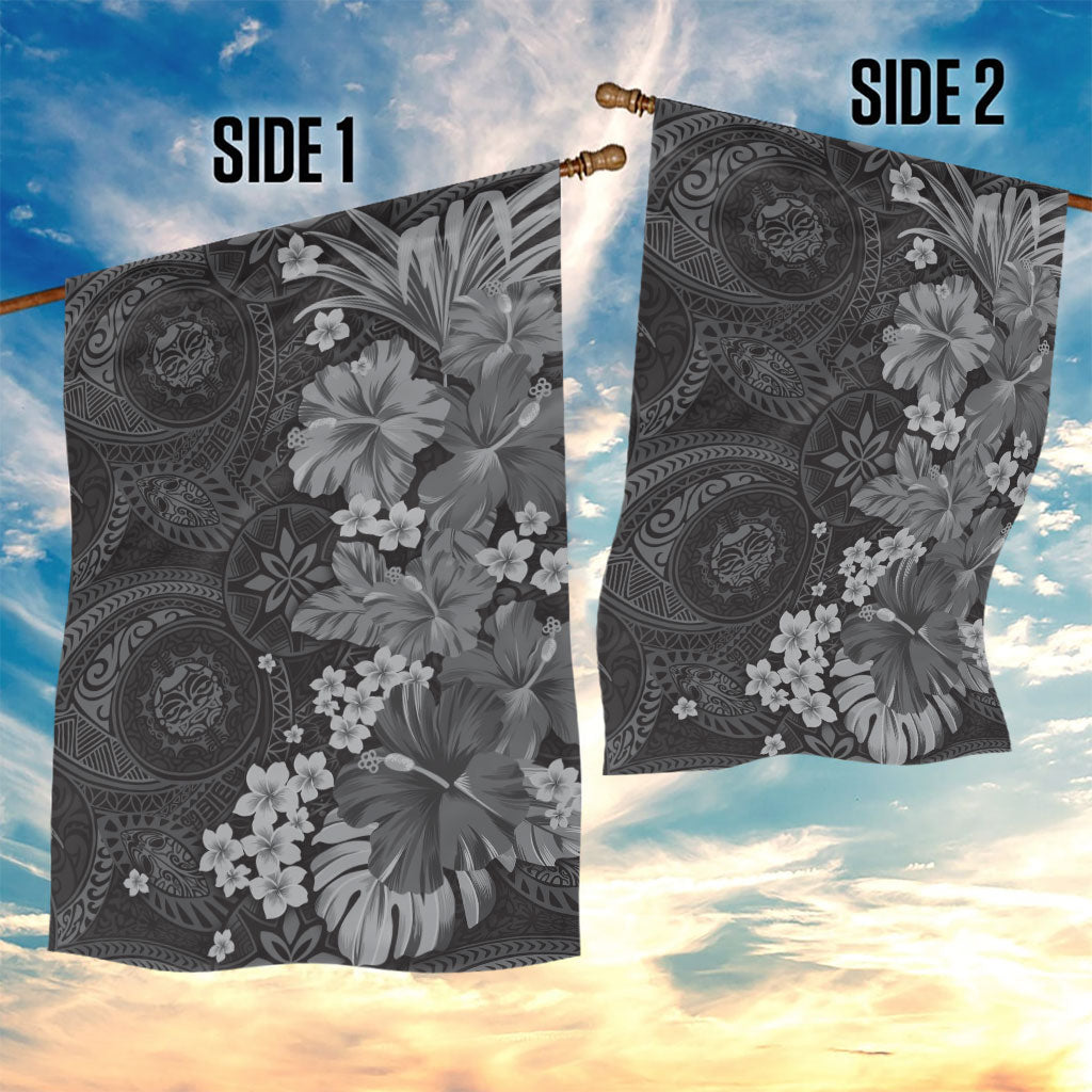 Pauli Hawai'i Hibiscus Garden Flag Polynesian Tribal Tattoo Pattern Floral Elements LT9 - Polynesian Pride