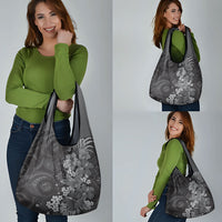 Pauli Hawai'i Hibiscus Grocery Bag Polynesian Tribal Tattoo Pattern Floral Elements LT9 - Polynesian Pride