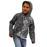 Pauli Hawai'i Hibiscus Kid Hoodie Polynesian Tribal Tattoo Pattern Floral Elements LT9 - Polynesian Pride