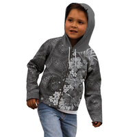 Pauli Hawai'i Hibiscus Kid Hoodie Polynesian Tribal Tattoo Pattern Floral Elements LT9 - Polynesian Pride