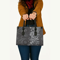 Pauli Hawai'i Hibiscus Leather Bag Polynesian Tribal Tattoo Pattern Floral Elements LT9 - Polynesian Pride