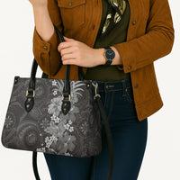 Pauli Hawai'i Hibiscus Leather Bag Polynesian Tribal Tattoo Pattern Floral Elements LT9 - Polynesian Pride