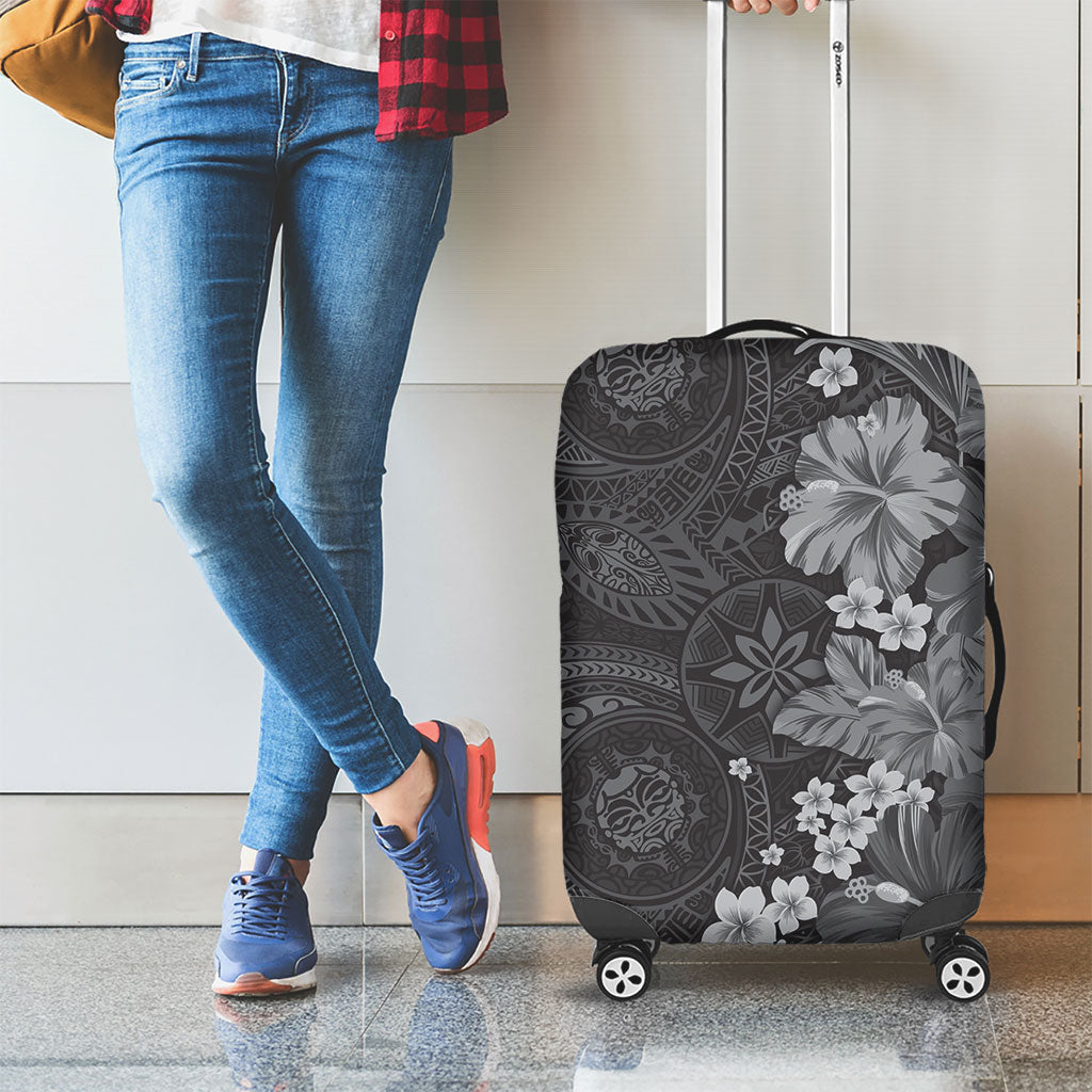 Pauli Hawai'i Hibiscus Luggage Cover Polynesian Tribal Tattoo Pattern Floral Elements LT9 - Polynesian Pride