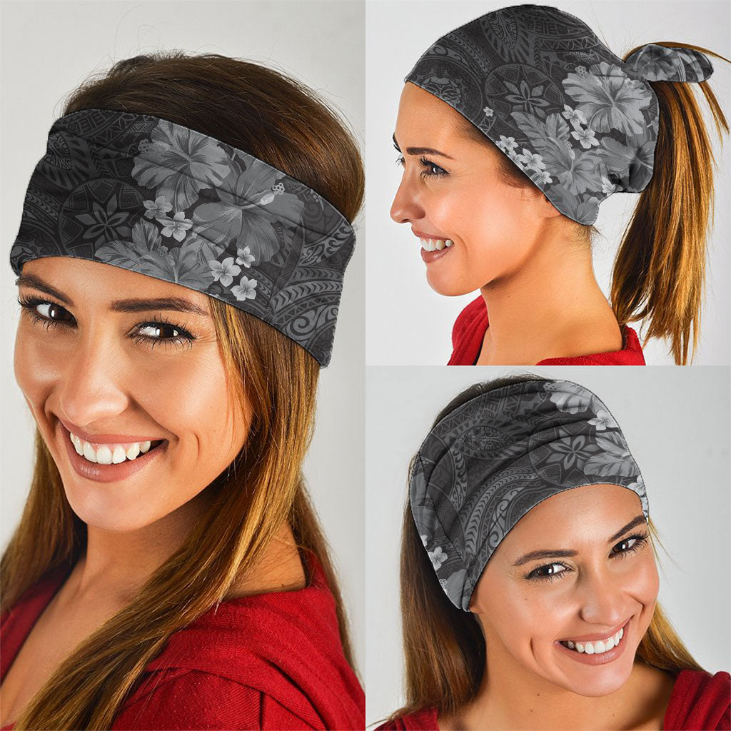 Pauli Hawai'i Hibiscus Neck Gaiter Polynesian Tribal Tattoo Pattern Floral Elements LT9 - Polynesian Pride