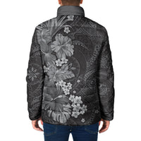 Pauli Hawai'i Hibiscus Padded Jacket Polynesian Tribal Tattoo Pattern Floral Elements LT9 - Polynesian Pride