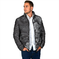 Pauli Hawai'i Hibiscus Padded Jacket Polynesian Tribal Tattoo Pattern Floral Elements LT9 - Polynesian Pride