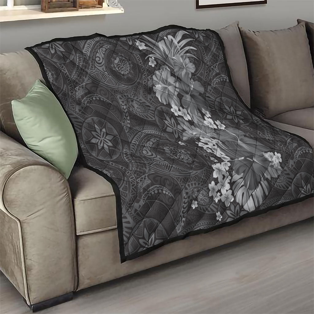 Pauli Hawai'i Hibiscus Quilt Polynesian Tribal Tattoo Pattern Floral Elements LT9 - Polynesian Pride
