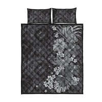Pauli Hawai'i Hibiscus Quilt Bed Set Polynesian Tribal Tattoo Pattern Floral Elements LT9 - Polynesian Pride