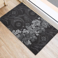 Pauli Hawai'i Hibiscus Rubber Doormat Polynesian Tribal Tattoo Pattern Floral Elements LT9 - Polynesian Pride