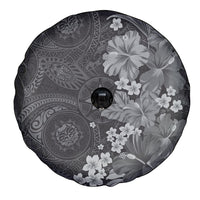 Pauli Hawai'i Hibiscus Spare Tire Cover Polynesian Tribal Tattoo Pattern Floral Elements LT9 - Polynesian Pride