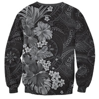 Pauli Hawai'i Hibiscus Sweatshirt Polynesian Tribal Tattoo Pattern Floral Elements LT9 - Polynesian Pride
