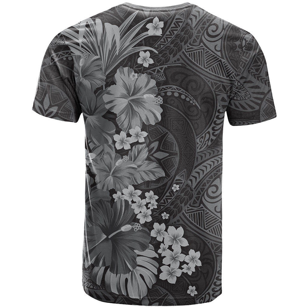 Pauli Hawai'i Hibiscus T Shirt Polynesian Tribal Tattoo Pattern Floral Elements LT9 - Polynesian Pride