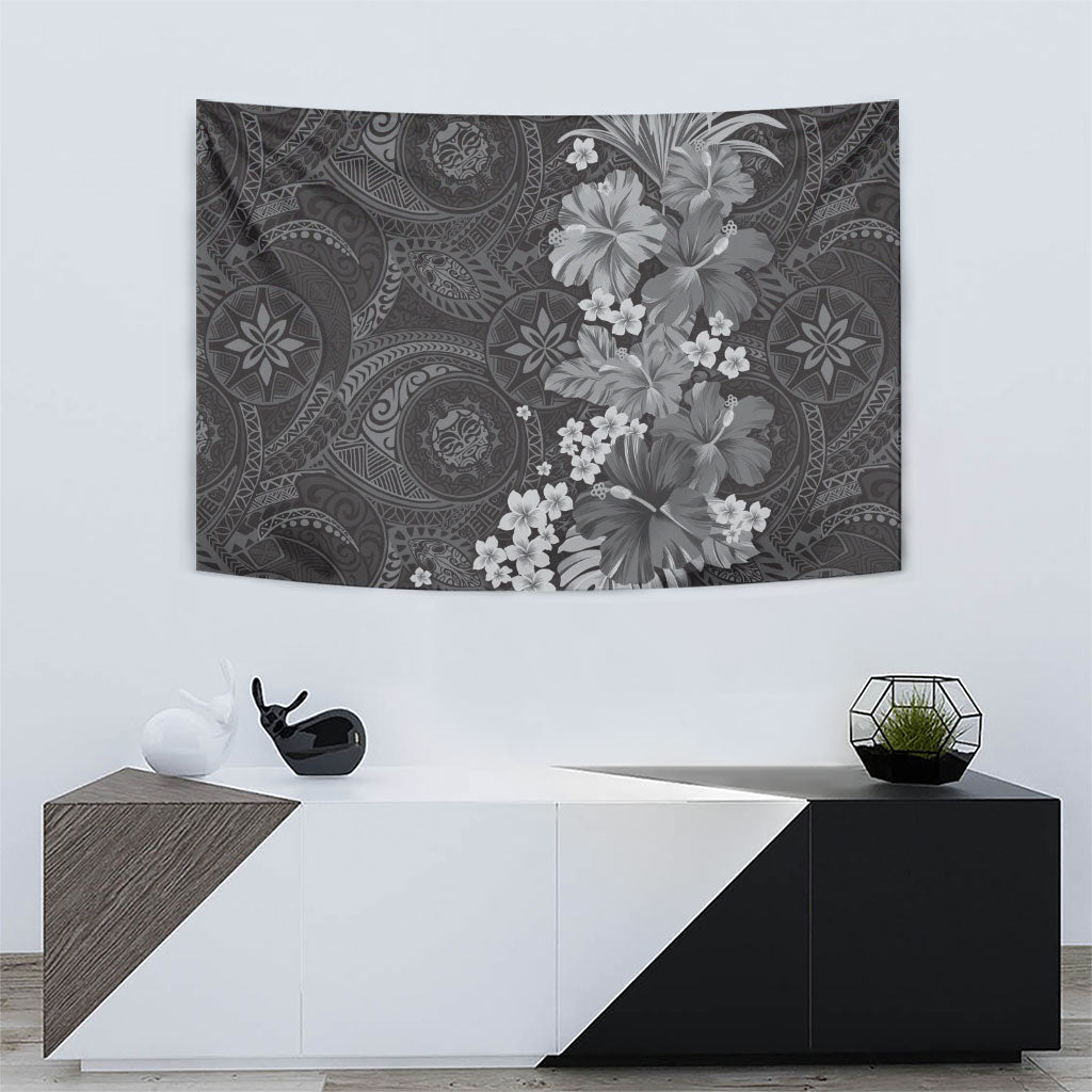 Pauli Hawai'i Hibiscus Tapestry Polynesian Tribal Tattoo Pattern Floral Elements LT9 - Polynesian Pride