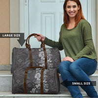 Pauli Hawai'i Hibiscus Travel Bag Polynesian Tribal Tattoo Pattern Floral Elements LT9 - Polynesian Pride