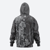 Pauli Hawai'i Hibiscus Zip Hoodie Polynesian Tribal Tattoo Pattern Floral Elements LT9 - Polynesian Pride