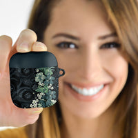 Pauliuli Hawai'i Hibiscus AirPods Case Polynesian Tribal Tattoo Pattern Floral Elements LT9 - Polynesian Pride