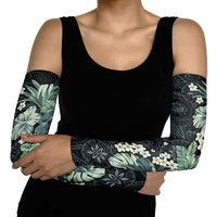 Pauliuli Hawai'i Hibiscus Arm Sleeves Polynesian Tribal Tattoo Pattern Floral Elements LT9 - Polynesian Pride