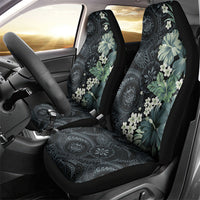 Pauliuli Hawai'i Hibiscus Car Seat Cover Polynesian Tribal Tattoo Pattern Floral Elements LT9 - Polynesian Pride