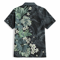 Pauliuli Hawai'i Hibiscus Hawaiian Shirt Polynesian Tribal Tattoo Pattern Floral Elements LT9 - Polynesian Pride