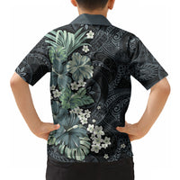 Pauliuli Hawai'i Hibiscus Hawaiian Shirt Polynesian Tribal Tattoo Pattern Floral Elements LT9 - Polynesian Pride