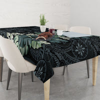 Pauliuli Hawai'i Hibiscus Tablecloth Polynesian Tribal Tattoo Pattern Floral Elements LT9 - Polynesian Pride