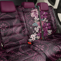 Poni Mama Hawai'i Hibiscus Back Car Seat Cover Polynesian Tribal Tattoo Pattern Floral Elements LT9 - Polynesian Pride