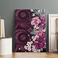 Poni Mama Hawai'i Hibiscus Canvas Wall Art Polynesian Tribal Tattoo Pattern Floral Elements LT9 - Polynesian Pride