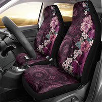 Poni Mama Hawai'i Hibiscus Car Seat Cover Polynesian Tribal Tattoo Pattern Floral Elements LT9 - Polynesian Pride