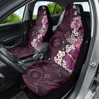 Poni Mama Hawai'i Hibiscus Car Seat Cover Polynesian Tribal Tattoo Pattern Floral Elements LT9 - Polynesian Pride