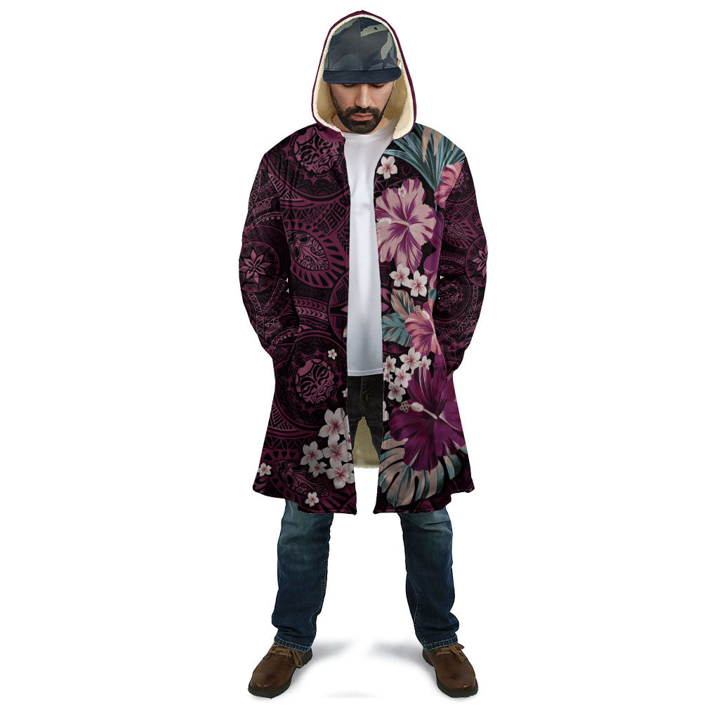 Poni Mama Hawai'i Hibiscus Cloak Polynesian Tribal Tattoo Pattern Floral Elements LT9 - Polynesian Pride