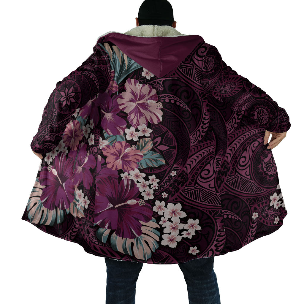 Poni Mama Hawai'i Hibiscus Cloak Polynesian Tribal Tattoo Pattern Floral Elements LT9 - Polynesian Pride