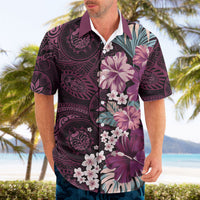 Poni Mama Hawai'i Hibiscus Hawaiian Shirt Polynesian Tribal Tattoo Pattern Floral Elements LT9 - Polynesian Pride