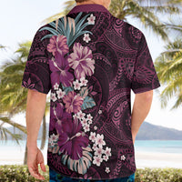 Poni Mama Hawai'i Hibiscus Hawaiian Shirt Polynesian Tribal Tattoo Pattern Floral Elements LT9 - Polynesian Pride