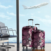 Poni Mama Hawai'i Hibiscus Luggage Cover Polynesian Tribal Tattoo Pattern Floral Elements LT9 - Polynesian Pride