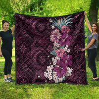 Poni Mama Hawai'i Hibiscus Quilt Polynesian Tribal Tattoo Pattern Floral Elements LT9 - Polynesian Pride