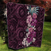 Poni Mama Hawai'i Hibiscus Quilt Polynesian Tribal Tattoo Pattern Floral Elements LT9 - Polynesian Pride