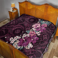 Poni Mama Hawai'i Hibiscus Quilt Polynesian Tribal Tattoo Pattern Floral Elements LT9 - Polynesian Pride