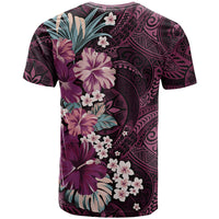 Poni Mama Hawai'i Hibiscus T Shirt Polynesian Tribal Tattoo Pattern Floral Elements LT9 - Polynesian Pride