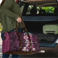 Poni Mama Hawai'i Hibiscus Travel Bag Polynesian Tribal Tattoo Pattern Floral Elements LT9 - Polynesian Pride