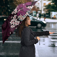 Poni Mama Hawai'i Hibiscus Umbrella Polynesian Tribal Tattoo Pattern Floral Elements LT9 - Polynesian Pride