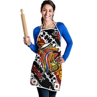 Papua New Guinea Bird Drum Apron Papuan Batik Motif LT9 - Polynesian Pride