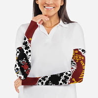 Personalised Papua New Guinea Bird Drum Arm Sleeves Papuan Batik Motif LT9 - Polynesian Pride